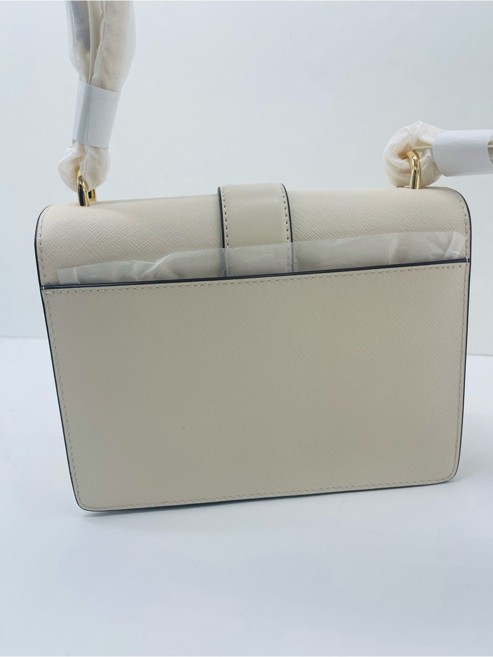 MICHAEL KORS Greenwich Small Embellished Crossbody Bag
Light Cream Multi 
NWT - Picture 9 of 16